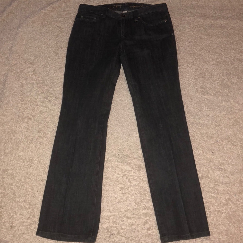 Loft Orig Boot Gray Jeans